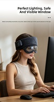 Masseur de tête chauffant Phenitech à compression électrique intégrée pour les yeux et la tête, idéal pour la maison, avec coussinets à air pour un sommeil réparateur