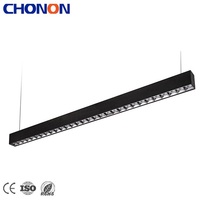 Luminaires suspendus à Led noirs pour Restaurant, boutique, bureau, école