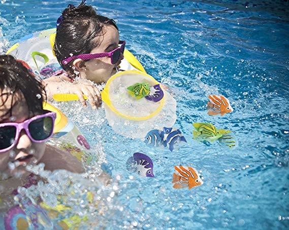 Jouets De Pêche Jeu Et Table à Eau Baignoire Jouet De Fête Pour Enfants Avec Canne A Peche Net Poisson Flottant En Plastique Couleur Ocean Animaux De La Mer Cadeaux 68 Pieces