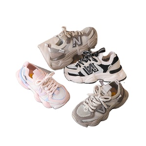 Zapatillas Deportivas de Malla para Niños, Primavera-Otoño, Nuevas Sandalias Deportivas Transpirables para Niñas, Zapatos de <span class=keywords><strong>Tenis</strong></span> para Correr, Suela Suave de Moda Infantil - Product Image 1
