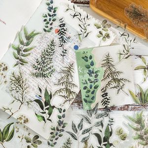30 pegatinas por paquete Serie de libros de luz botánica Manual botánico natural Pegatinas de material base - Product Image 1