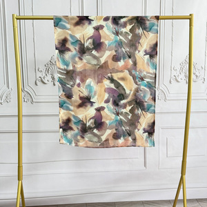 Foulard ethnique pour femmes, hijab imprimé en modal, écharpes et châles traditionnels pour femmes, hijab malaisien à double couture pour femmes musulmanes - Product Image 5