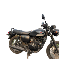Guidon en acier inoxydable à anneau unique W175 authentique Mbiker léger (~0,8 kg) pour moto tout-terrain – Installation de modernisation/amélioration