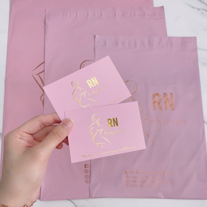 Tarjetas de Agradecimiento en Dorado Mate con Logotipo Personalizado, Impresión de Arte Lineal, Tarjetas de Agradecimiento de Marca - Product Image 2