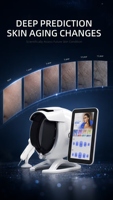 Analyseur de peau intelligent K56 AI, analyseur de peau intelligent avec écran tactile HD, scanner facial, détecteur d'acné, de rides, de pigmentation, de pores et d'hydratation