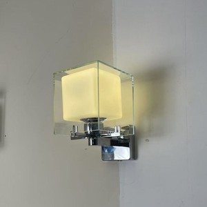 Lámpara de pared estilo chino con pantalla de tela, fuente de luz LED E27 220V para dormitorio y uso en hoteles - Product Image 2
