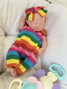 Muñeca Reborn de Silicona con Aspecto Realista, Bebé Desnudo con Chupete - Product Image 6