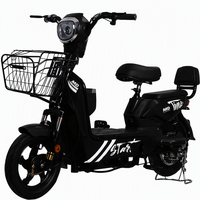 Vélo électrique 3 vitesses, cadre en acier, moteur avant 500W/750W, batterie au plomb-acide, léger, écran numérique, usage urbain adulte