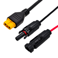 Cable fotovoltaico Xt60 Terminal PV Cable solar Conector de rama IP68 Panel solar impermeable Cable Conductor de alambre de cobre PVC
