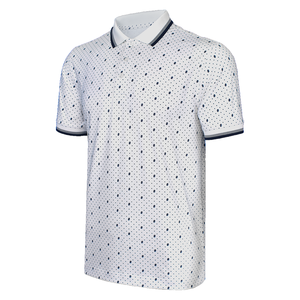 เสื้อยืดแขนสั้นสำหรับผู้ชายป้องกันรังสียูวีแห้งเร็วระบายอากาศได้ดีคอปกแบบถักลายโปโลผลิตจากเวียดนาม - Product Image 1