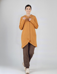 Kilang Jahit OEM Casual Muslimah Sports Hoodie Breathable Knitted Labuh Wholesale Unit Price Menutup Aurat Consistent Quality - Product Image 5