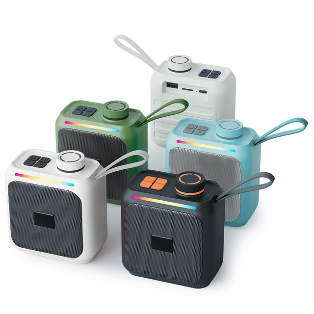 JL Portable 5.4 Chipset TWS Speakers with 6W Output 800mAh Battery FM/USB/TF Function Easy Carrying