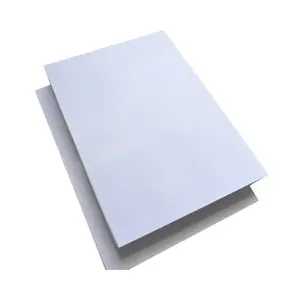 Placa duplex de papel revestido de um lado 230-550gsm parte traseira cinza/parte traseira branca em folhas ou rolo