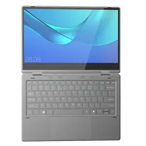 Pantalla táctil de 13,3 pulgadas con flexibilidad de 360 grados, monitor portátil 4K con teclado, para usar como portátil, tableta, soporte o tienda de campaña
