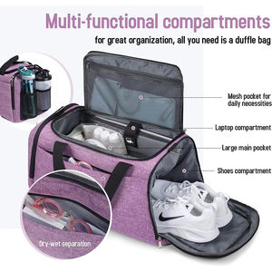 Bolsa de Deporte y Viaje de Lona Oxford Multicolor Sublimada de Calidad Personalizada, Impermeable, para Artes Marciales, Kick Boxing - Product Image 2