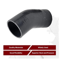 Kit de tuyaux en silicone Turbo Inter cooler CAC compatible avec Ford 6.0L Powerstroke Diesel 2003-2007 (noir)