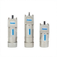 Moteur à engrenages micro AC avec frein, 6W à 750W, moteur à induction monophasé ou triphasé, 220V 380V, couple élevé, avec frein et réducteur