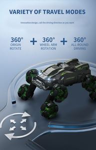 Neues HOSHI <span class=keywords><strong>1620</strong></span> Stunt-Auto Verformbar 8-Rad-Antrieb Drift-Spray Treppensteigen 2,4G Fernbedienung 4WD Offroad-Drifting Geschenk für Alle Altersgruppen - Product Image 6