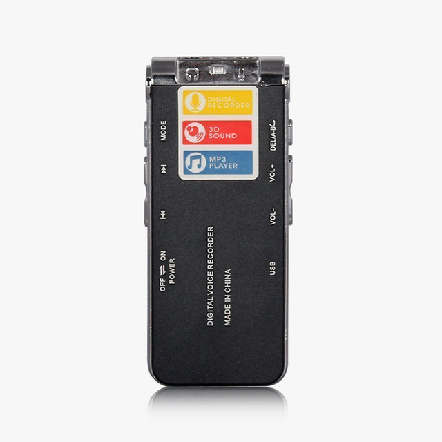 SK012 Digital Voice Recorder with Screen Portable Player Professional Mini Flash Drive 8G Memory WAV Support Aluminum Alloy