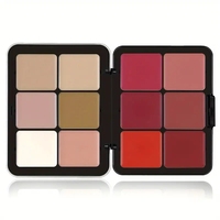 Palette de blush personnalisée Usine de maquillage OEM 6 couleurs de blush plus 6 couleurs de correcteur de teint Blush Marque privée