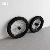 Pneu arrière à crampons de 19 pouces à haute traction compatible avec Surron Light Bee X Segway X260 Talaria 3X Moto tout-terrain électrique Pneu pour piste boueuse