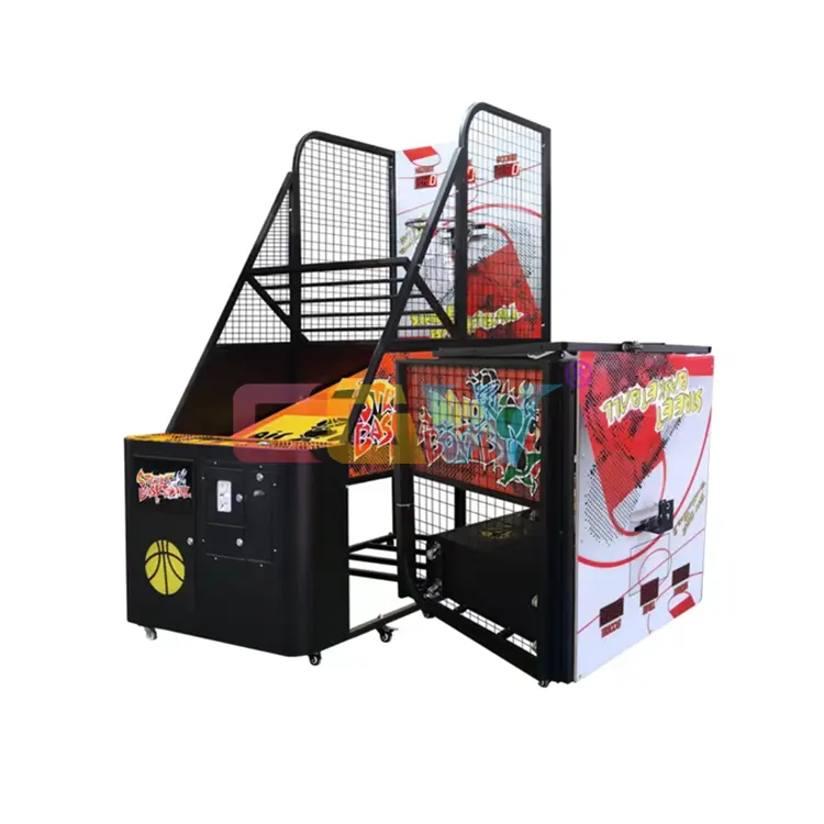 CGW çocuklar Arcade oyunları sikke işletilen basketbol spor oyun makinesi yetişkinler için basketbol çekim oyun makinesi için satış