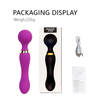AV Kabelloser Wasserdichter Zauberstab-Vibrator Sexspielzeug für Klitoris- und Brustwarzen-Massage