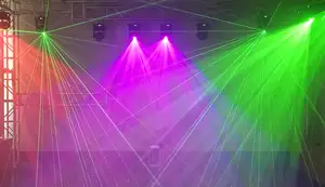150W Geleid Met Laser 5 Prisma Spot Moving Head Light Laserpodiumlicht