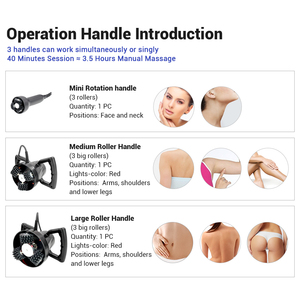 Nuevo 3 en 1 Rusia 360 2026 °   Máquina Profesional Vertical de Masaje con Rodillos Giratorios para Adelgazar el Cuerpo - Product Image 5