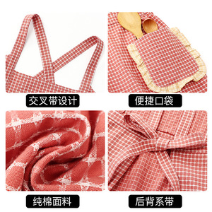 Tablier sans manches en coton robuste avec logo personnalisé, résistant à l'huile et anti-salissures, uniforme <span class=keywords><strong>de</strong></span> <span class=keywords><strong>travail</strong></span> pour cuisine et restauration, nouvelle mode été 2026 - Product Image 5