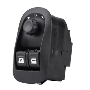 Bouton de commande principal de <span class=keywords><strong>vitre</strong></span> électrique pour Peugeot <span class=keywords><strong>206</strong></span>, bouton de contrôle automatique pour fenêtre de voiture 6554.WA, 2002, 2013, 2014, nouveauté - Product Image 1