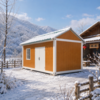 Vente directe d'usine, nouvelle conception de maison miniature en conteneur avec clôture, maison en conteneur à toit triangulaire