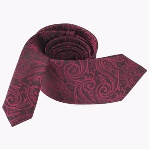 เนคไทผ้าไหม100% ทำมือสำหรับผู้ชายสำหรับงานเลี้ยงเนคไทแฟชั่นผ้าทอลาย Paisley ตามสั่ง - Product Image 2
