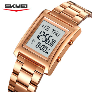 <span class=keywords><strong>Skmei</strong></span>-Montre de poignet multifonction en acier inoxydable pour homme, montre de luxe avec horloge numérique <span class=keywords><strong>Bluetooth</strong></span>, 2591 - Product Image 2