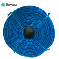 Bobine de corde en polyester 8/12 brins, câble d'amarrage marin haute résistance en Dacron pour levage industriel