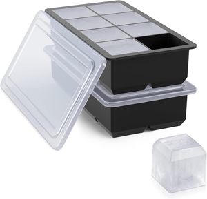 Bac à glaçons en gros, grande capacité, 8 cavités, avec couvercle - Product Image 3
