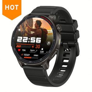 Montre connectée ronde HT48, grand écran de 1,46 pouce, appels Bluetooth, batterie de 1000 mAh, surveillance du sommeil et de l'exercice, lampe de poche, étanche IP68 - Product Image 4