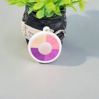 Détecteur de rayons ultraviolets portable, rappel de protection solaire, accessoire promotionnel personnalisé, porte-clés changeant de couleur pour test UV personnalisé