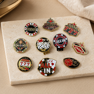 Zinc Alloy Las Vegas Golf Marker Metal Ball Marker for Golf <b>Hat</b> Clip Accessory - Product Image 2