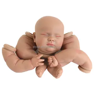 Baby Realistic Girl Dolls Silicone Newborn Soft Boy Model Toy Fat Kits Finished Silicon Reborn Doll Mold