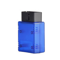 Conector Macho OBDII de 16 Pines J1962M, Adaptador de Modificación Automotriz con Carcasa Bluetooth 327 para OBD2