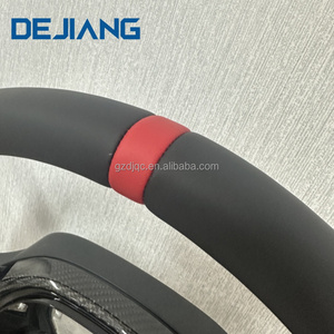 <span class=keywords><strong>Volant</strong></span> <span class=keywords><strong>de</strong></span> <span class=keywords><strong>voiture</strong></span> en cuir CS avec fibre <span class=keywords><strong>de</strong></span> carbone pour BMW G30 G31 G32 X3 G01 G02 G87 M3 G80 M4 G82 G42 G20 LCI avec bandes rouges - Product Image 4