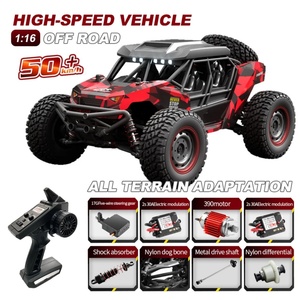 Coche RC 1/16 SCY 16106 sin Escobillas 4WD de Alta Velocidad Todoterreno Eléctrico 2.4G con Luces LED, Vehículo de Derrape Monster Truck - Product Image 6