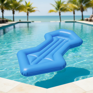 Matelas flottant gonflable en PVC de qualité supérieure, bleu, irrégulier, pour piscine, équipement de jeu aquatique pour adultes, jouets d'été pour l'eau - Vente en gros - Product Image 3