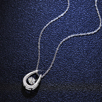 Collier pendentif à maillons en moissanite et pierres précieuses colorées pour femme, style hip-hop, vente en gros Changda