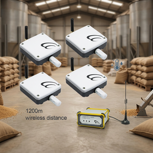 4 ensembles de solutions IOT, capteur de température et d'humidité sans fil, capteur de température et d'humidité sans fil 1200m - Product Image 1