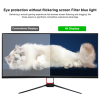 Monitores DE JUEGOS DE PC 4K de alto rendimiento Monitor de escritorio de luz azul anti de 34 pulgadas para oficina de PC