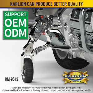 Support auxiliaire en acier KARLION pour roues d'entraînement de <span class=keywords><strong>moto</strong></span> Flex Gear, compatible avec les systèmes de carrosserie à placement inférieur - Product Image 3
