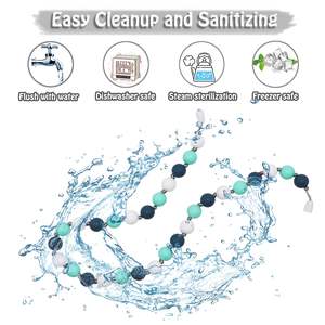 Reduce la ansiedad y el estrés Collar de mordedor de silicona para niños pequeños Adolescentes Collar de masticación sensorial para niños - Product Image 4