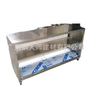 Personnalisé épaissi 304 en acier inoxydable Double couche établi cuisine commerciale en acier Fabrication armoire d'exploitation cuisine - Product Image 5